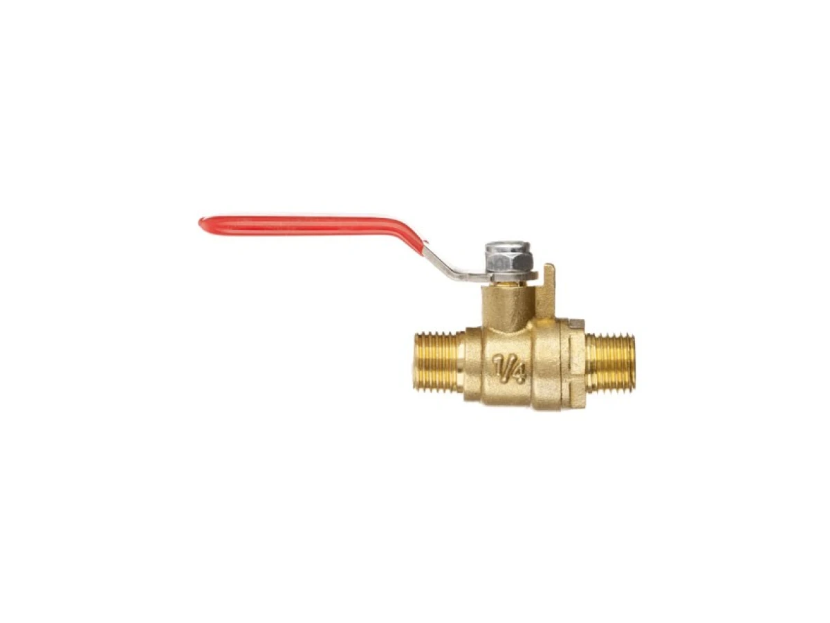 Кран шаровий повітряний, латунь, зовнішня різьба 1/4 "-1/4", STORM INTERTOOL PT-1882 