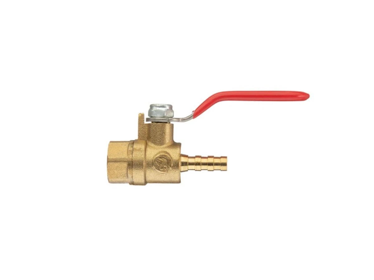 Кран шаровий повітряний, латунь, внутрішня різьба 1/4 " на шланг 6мм, STORM INTERTOOL PT-1885 