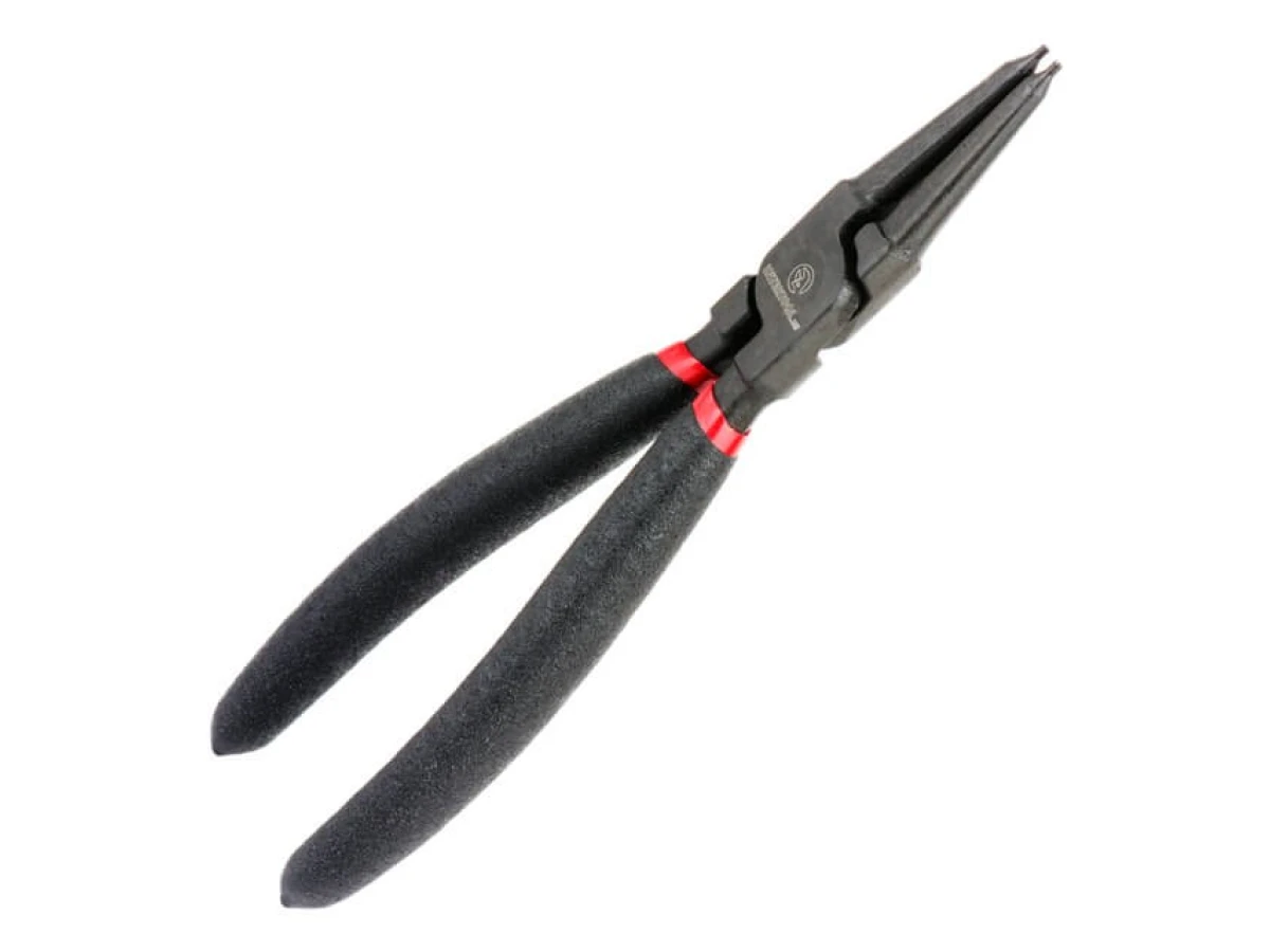 Щипцы для снятия и установки стопорных колец 180мм, прямые на сжим, 40CrV, фосфатированные. INTERTOOL HT-7016 