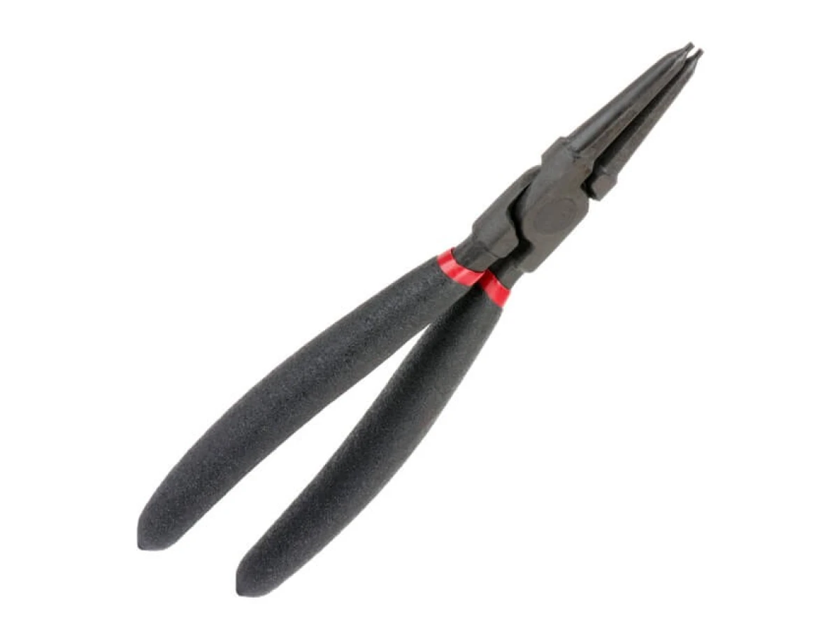 Щипцы для снятия и установки стопорных колец 180мм, прямые на сжим, 40CrV, фосфатированные. INTERTOOL HT-7016 