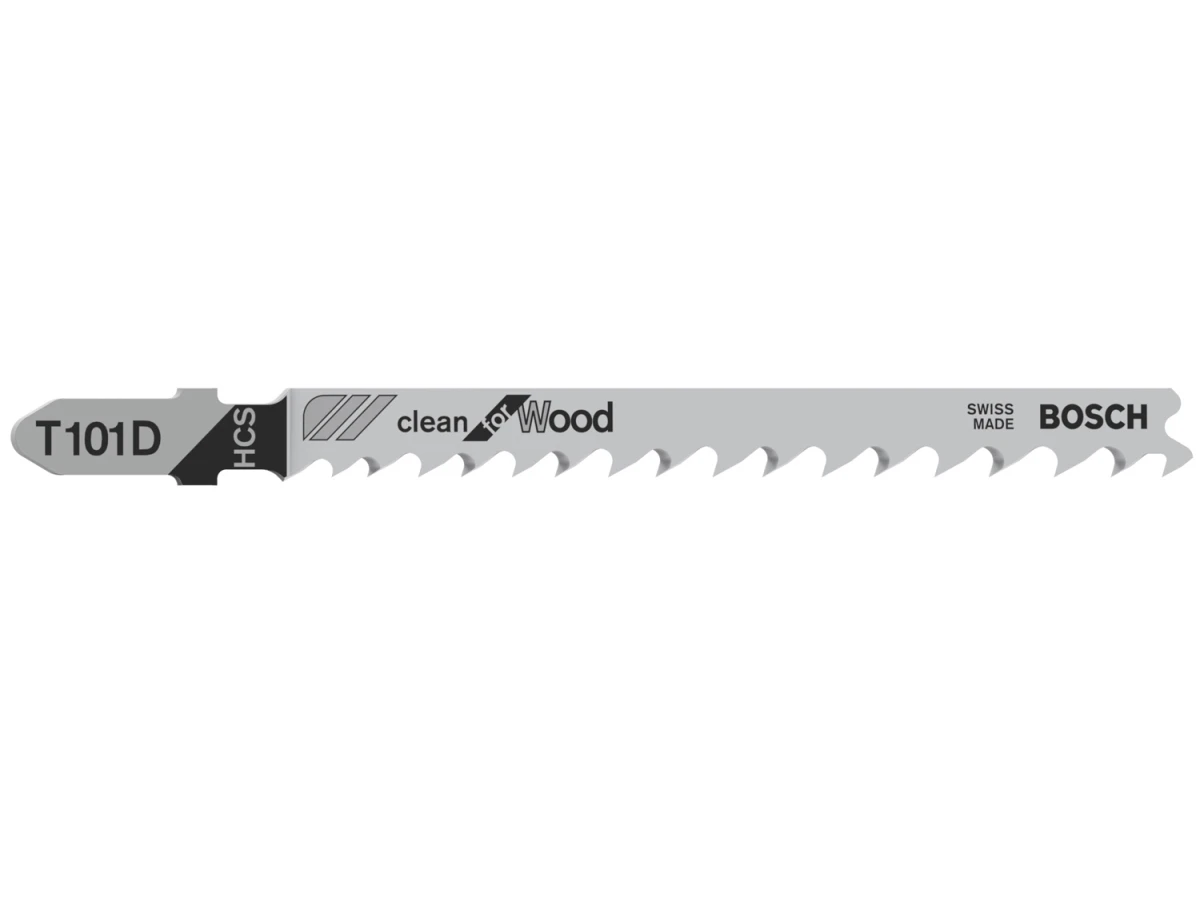 5 Лобзикових пилок T 101 D Clean for Wood, HCS 