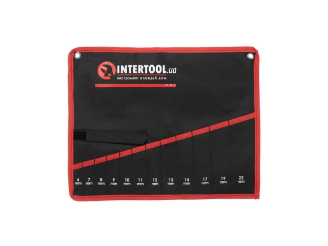 Чехол для гаечных ключей 12 карманов INTERTOOL BX-9012 