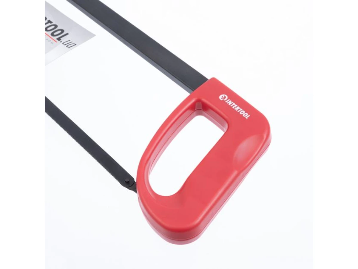 Ножівка по металу 300 мм, пластикова рукоятка INTERTOOL HT-3305 