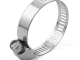Хомут сталевий оцинкований 8 мм, D - 18-32 мм INTERTOOL TC-0018 