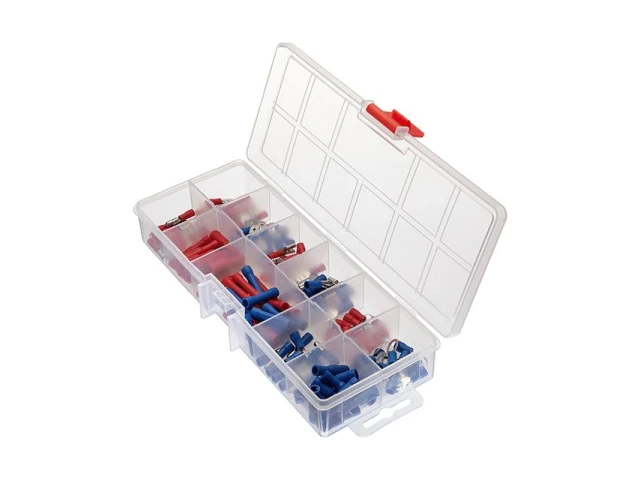 Коннектори обтискні 144 шт, ізольовані для автомобільної електропроводки INTERTOOL TC-9010 