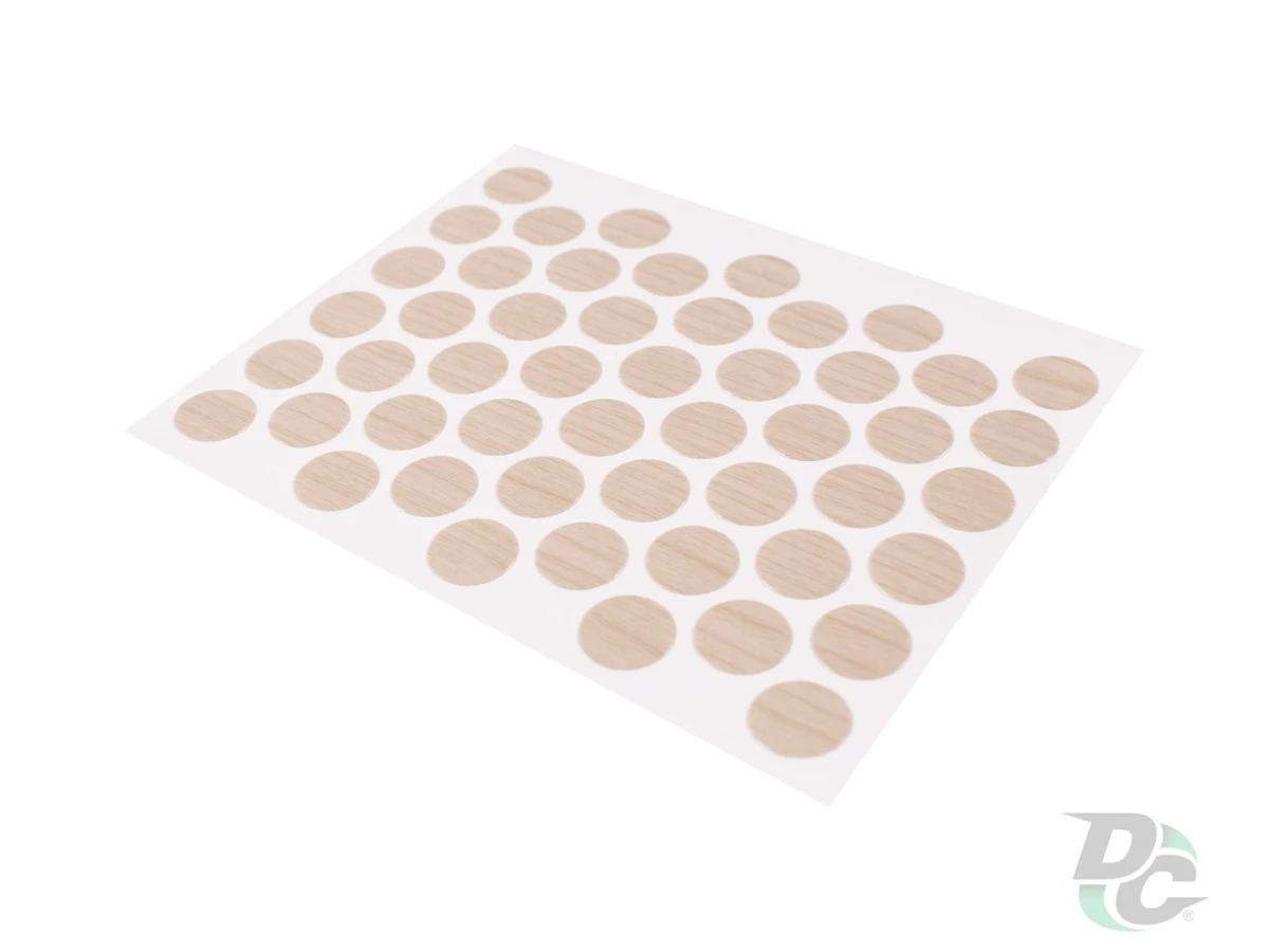 Заглушка самоклеющаяся на конфирмат клен темный 7071 