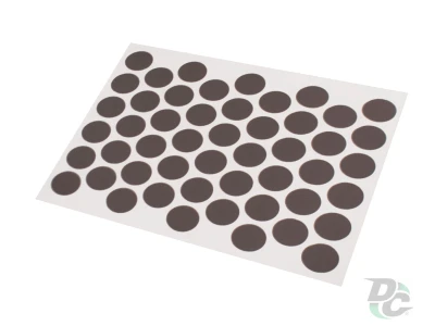 Заглушка самоклеющаяся на конфирмат кубанит серый U767