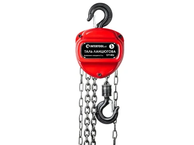 Таль цепная 3т, цепь 3м INTERTOOL GT1408