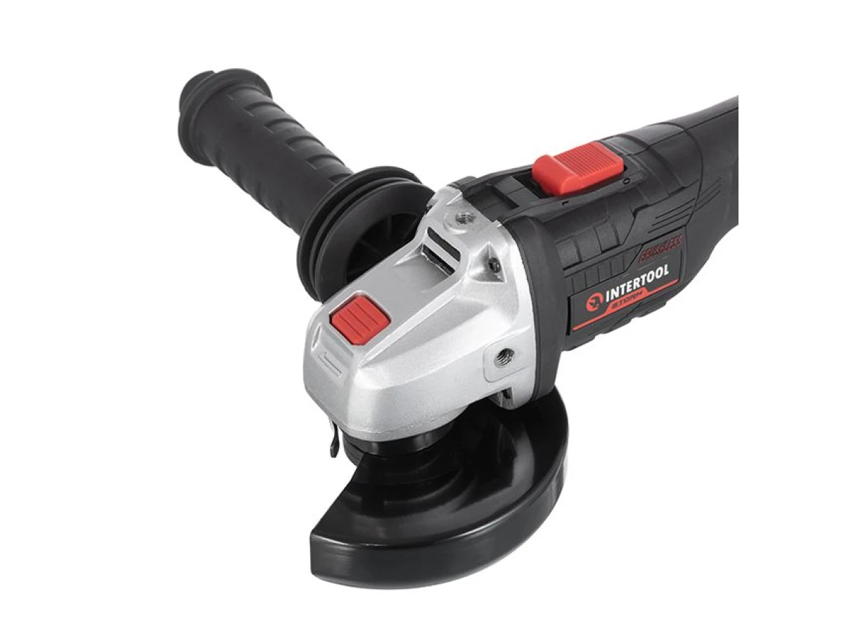Шліфмашина кутова акумуляторна з безщітковим двигуном 20 В, 125 мм, 10000 об/хв., без ЗП та АКБ INTERTOOL WT-9366 