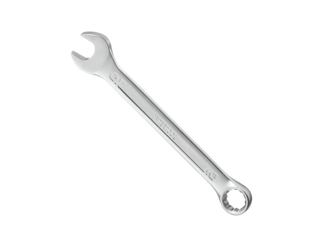 Ключ комбінований 14 мм, CrV, покриття Сатин-хром PROF DIN3113 INTERTOOL XT-1014 