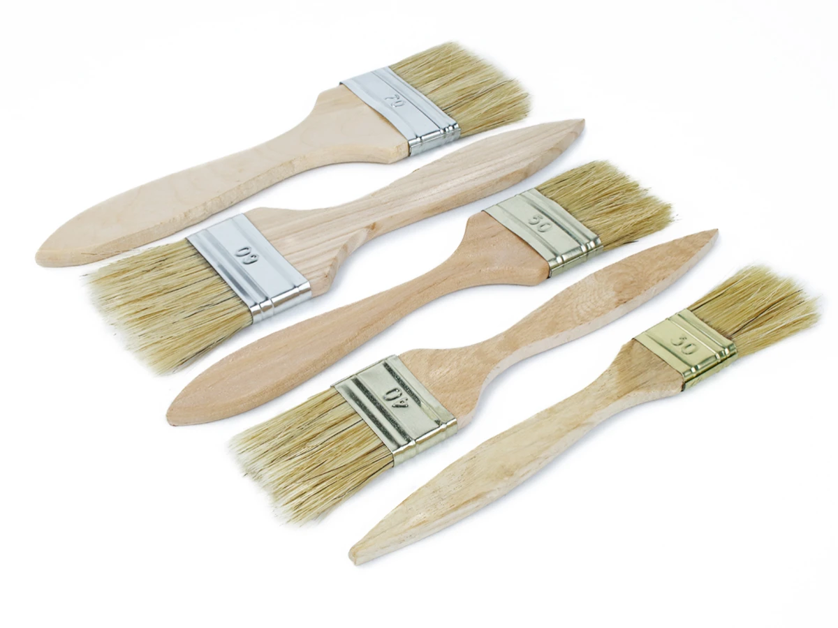 Пензлики флейцеві малярські тонкі, натуральний ворс 