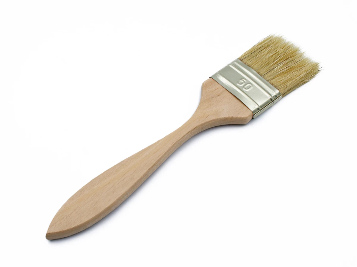 Пензлик флейцевий малярський тонкий 50х8 мм, натуральний ворс 