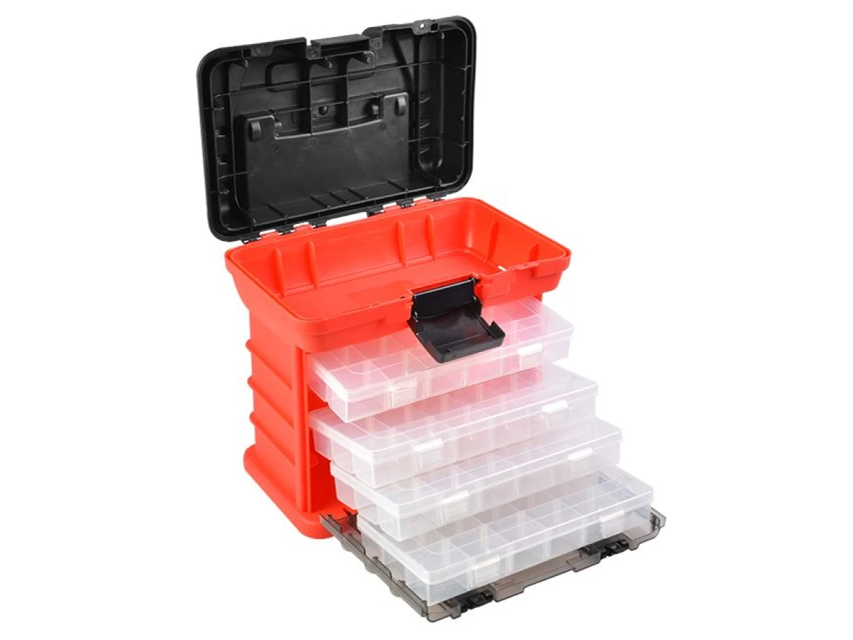 Органайзер для метизов с выдвижными секциями 11", 279*184*260 мм INTERTOOL BX-4020 