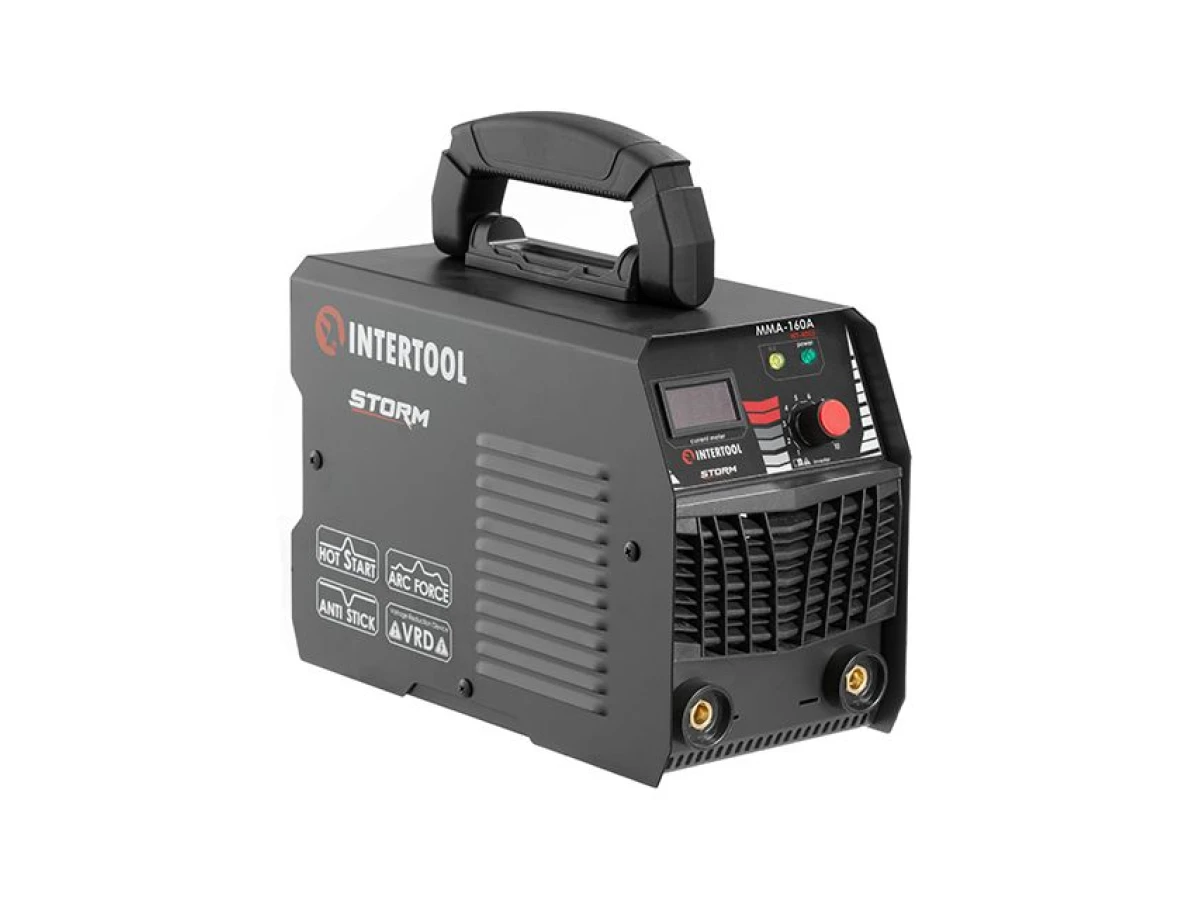 Апарат зварювальний, інверторний MMA-160A, STORM INTERTOOL WT-4003 