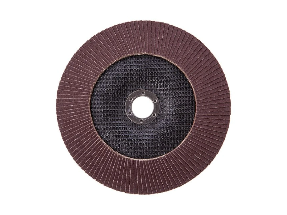 Диск шлифовальный лепестковый 180x22 мм, зерно K120 INTERTOOL BT-0232 