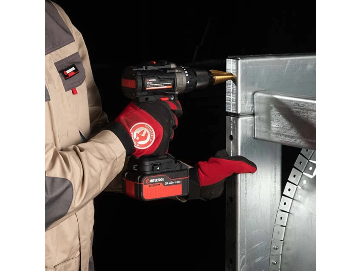 Куртка робоча 2 в 1, 100% бавовна, щільність 180 г / м2, M INTERTOOL SP-3032 