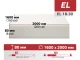 Поролон листовой EL 18-30 (80мм*1.6м*2м) 