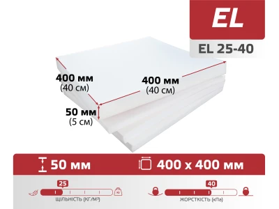 Поролонові фрагменти  400*400мм (50мм) EL-2540