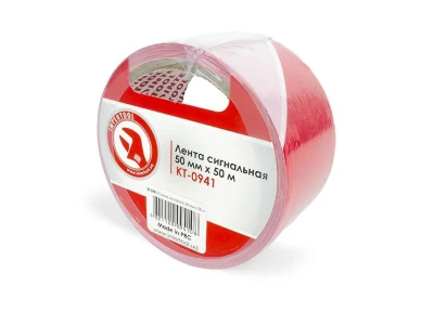 Стрічка сигнальна 50 мм * 50 м INTERTOOL KT-0941