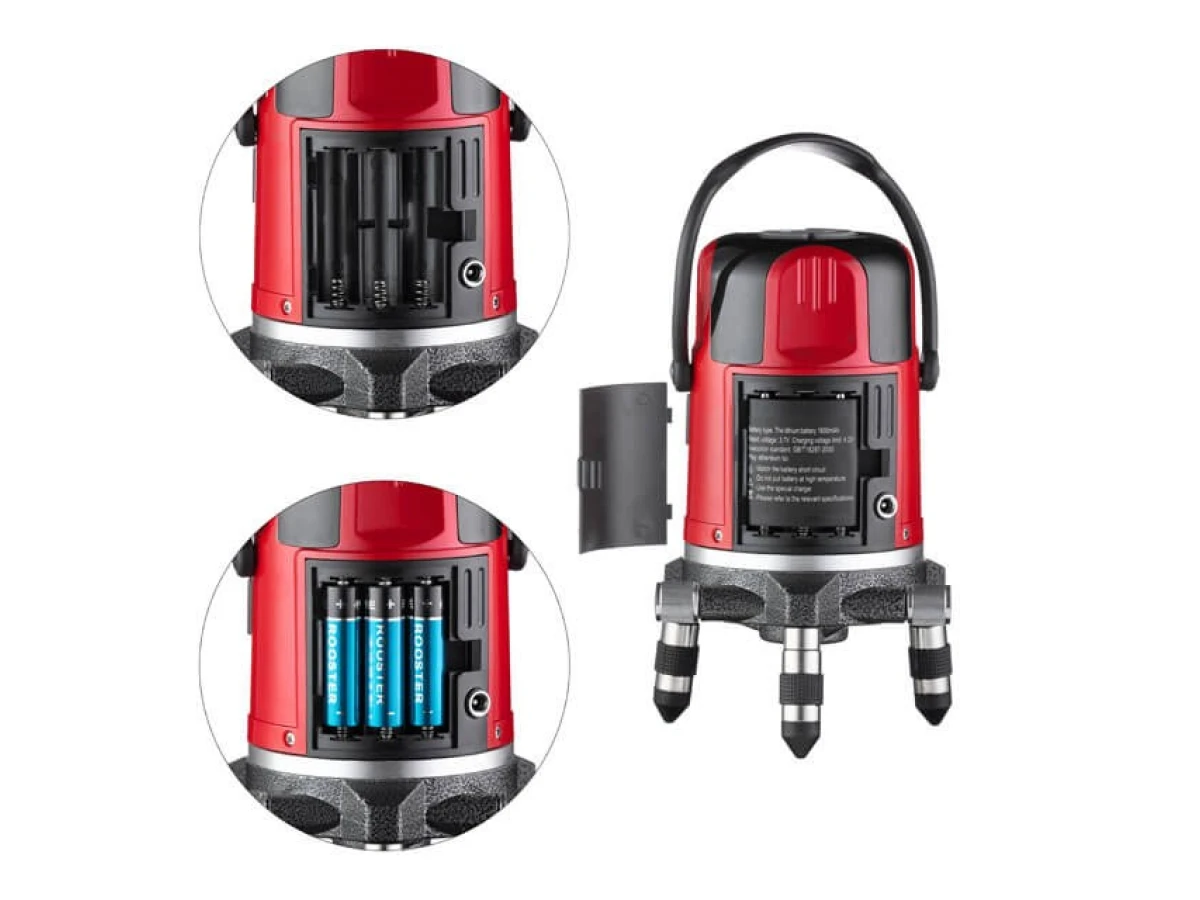 Уровень лазерный 2 лазерные головки, красный лазер INTERTOOL MT-3003 