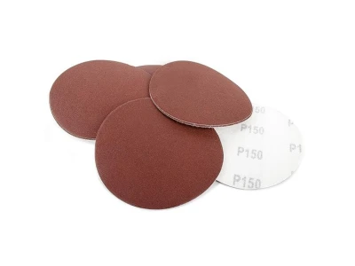 Круг наждачный самоклеющийся 125 мм, бумага класс E, плотность 220 г/м2, К150, уп. 10ед. INTERTOOL BT-0563