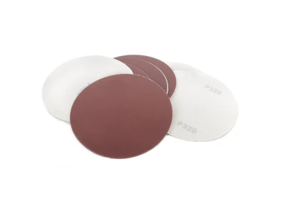 Круг наждачный самоклеющийся 125 мм, бумага класс E, плотность 220 г/м2, К320, уп. 10ед. INTERTOOL BT-0567