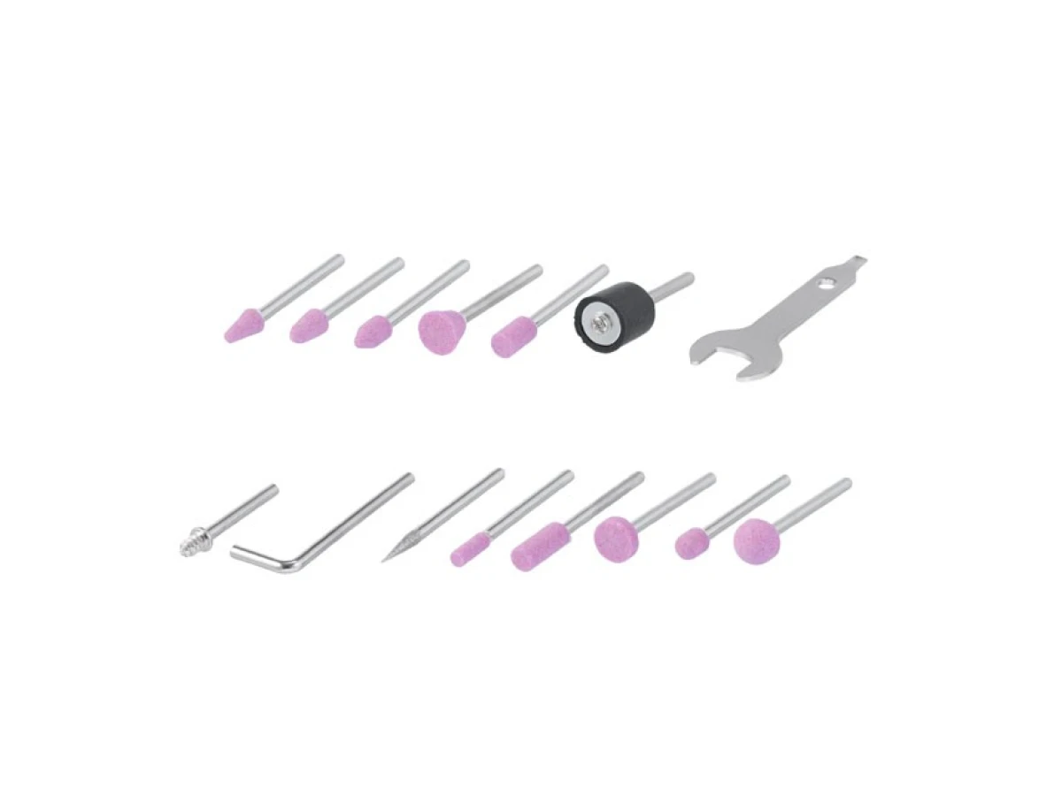 Шліфмашина пряма (гравер) 170 Вт, 8000-35000 об/хв, кейс, аксесуари 40 од., гнучкий вал INTERTOOL DT-0517 