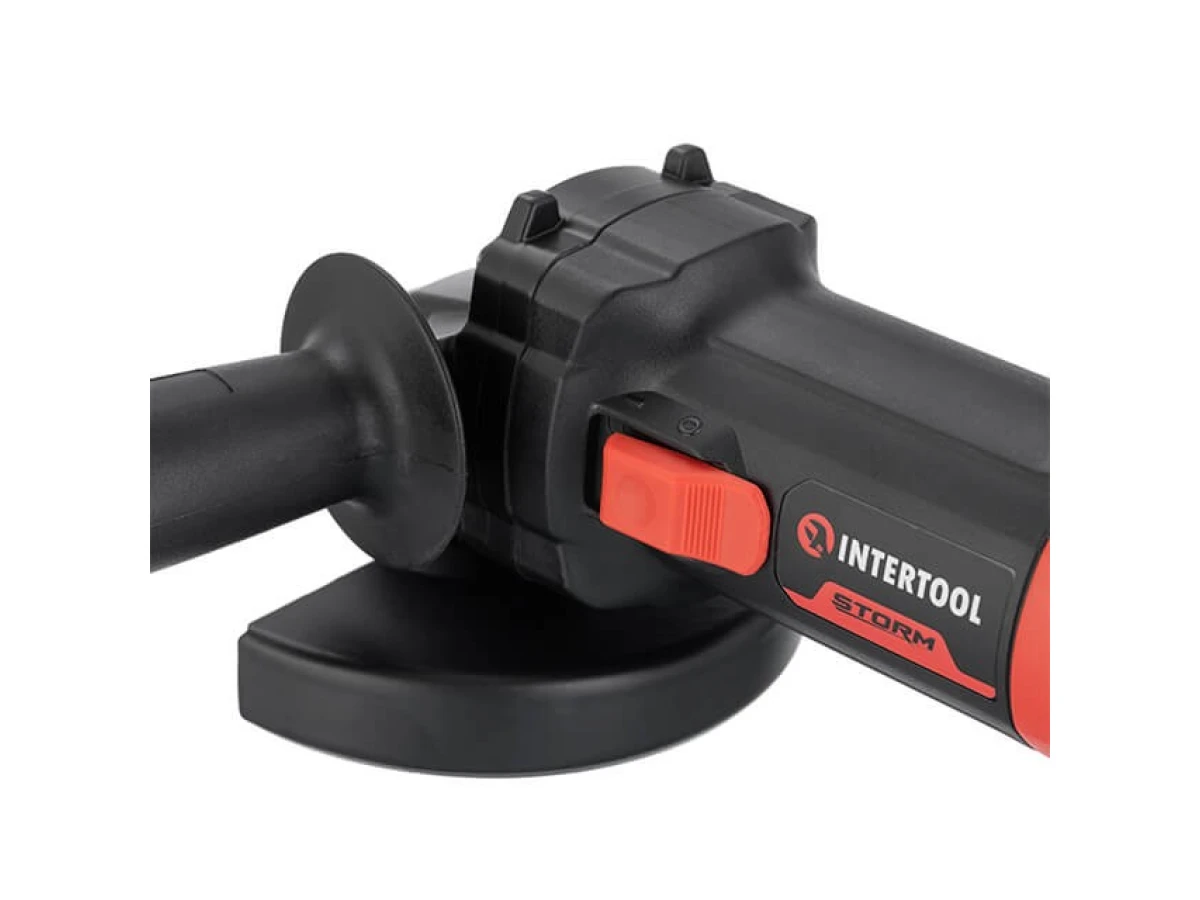 Шлифмашина угловая, 800 Вт, диаметр круга 125 мм, 11000 об/мин INTERTOOL WT-0218 