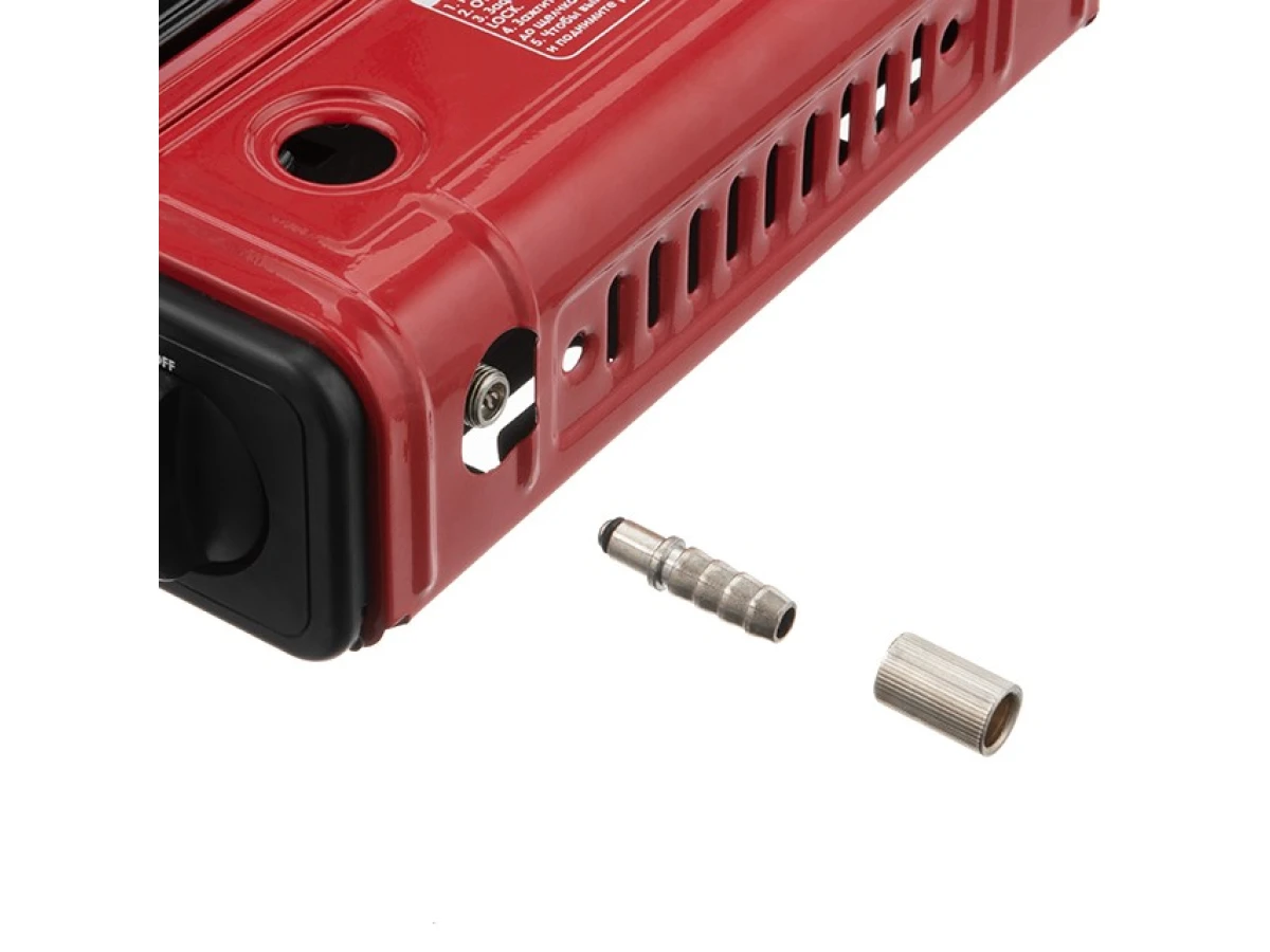 Плита газовая одноконфорочная, пьезоподжиг, под газовые баллоны бутан и пропан-бутан INTERTOOL GS-0001 