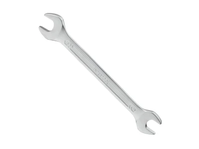 Ключ ріжковий 14х15 мм CrV, покриття сатин-хром, PROF DIN3113 INTERTOOL XT-1114