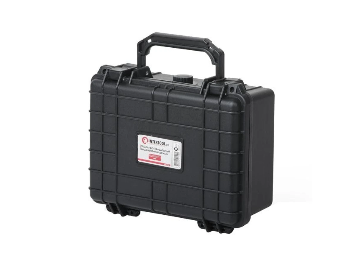 Кейс протиударний, водонепроникний, 232*192*111 мм INTERTOOL BX-0151 