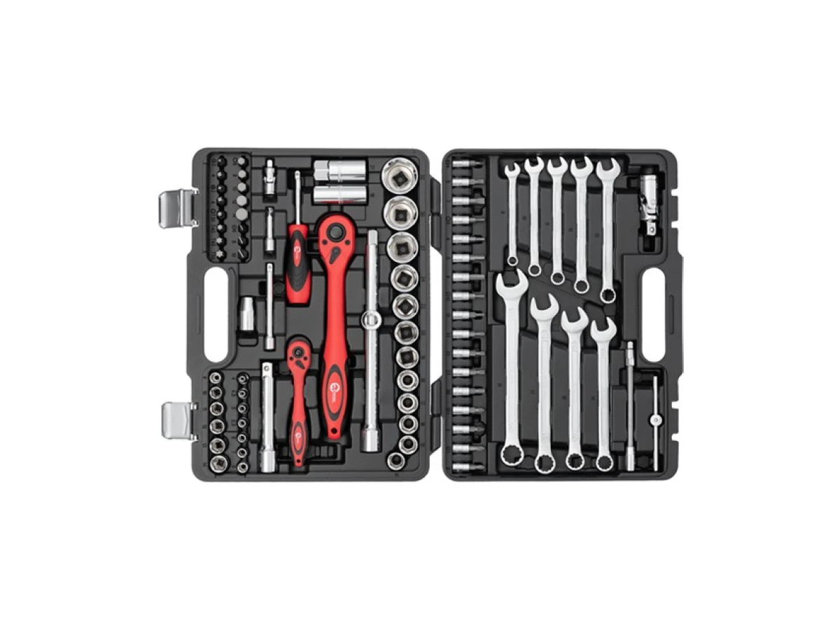 Набір інструментів професійний 1/2" & 1/4", 82 од. INTERTOOL ET-6082 