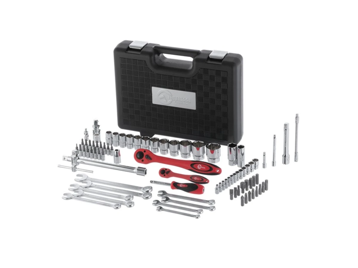 Набір інструментів професійний 1/2" & 1/4", 82 од. INTERTOOL ET-6082 