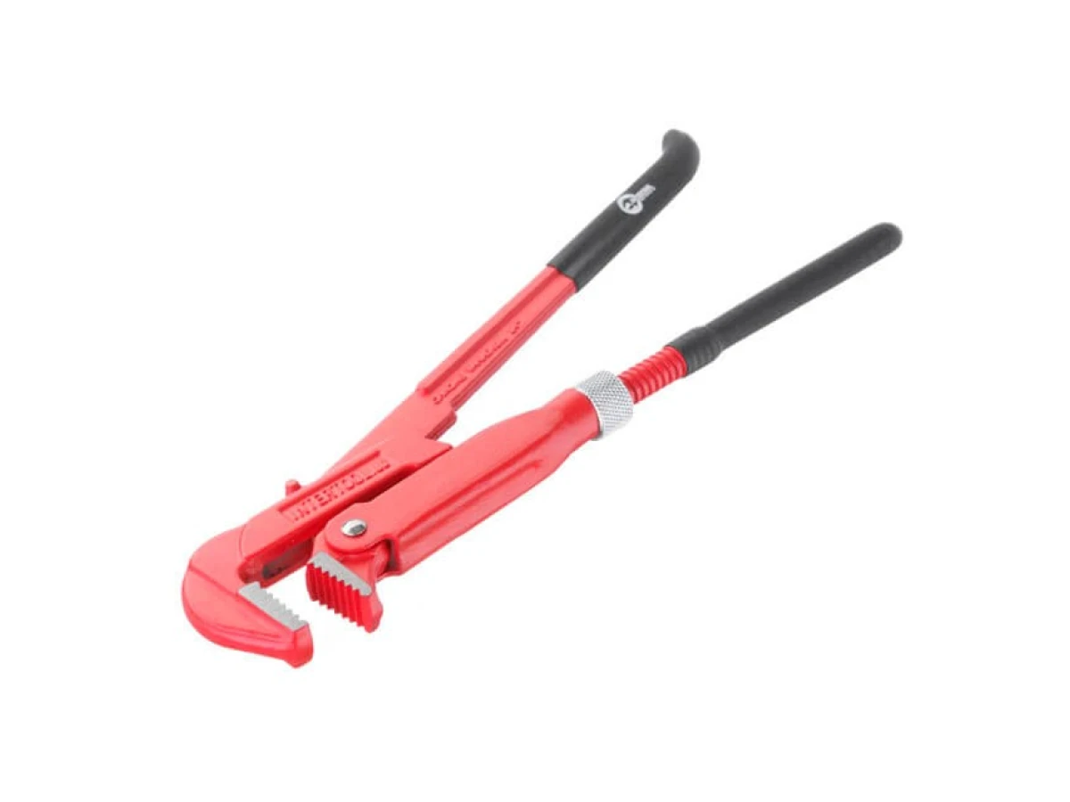 Ключ трубный 0,75", 90° INTERTOOL HT-0186 