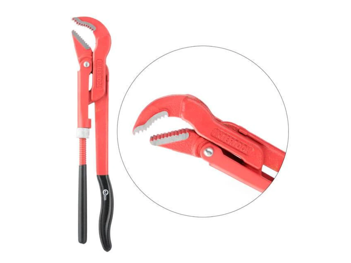 Ключ трубный 1", 45° INTERTOOL XT-2110 