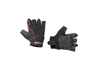 Перчатка без пальцев, экокожа 