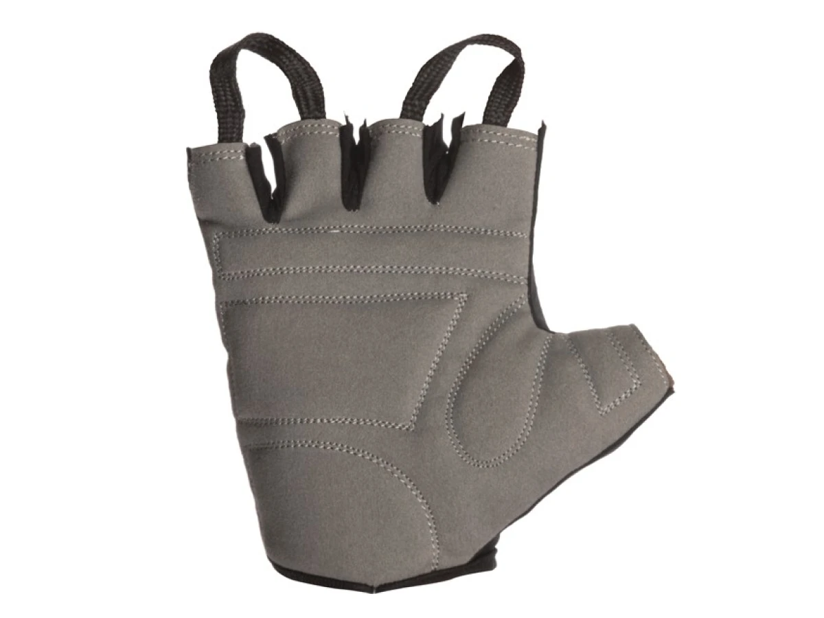 Перчатка без пальцев, экокожа "amara", защитные вставки на ладони, вставки из лайкры на тыльной стороне ладони, фиксация ремешком на липучке INTERTOOL SP-0146 