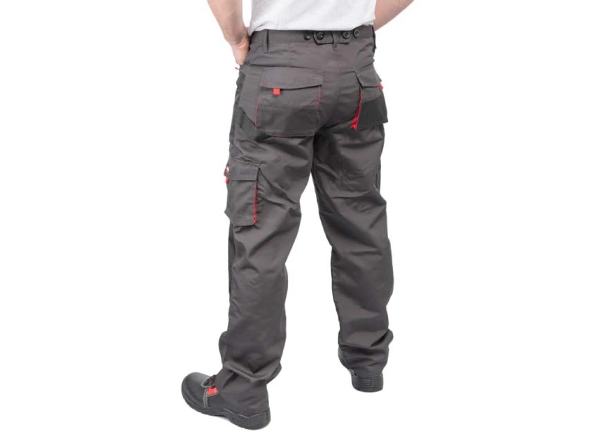 Брюки рабочие 80 % полиэстер, 20 % хлопок, плотность 260 г/м2, XXXL INTERTOOL SP-3016 