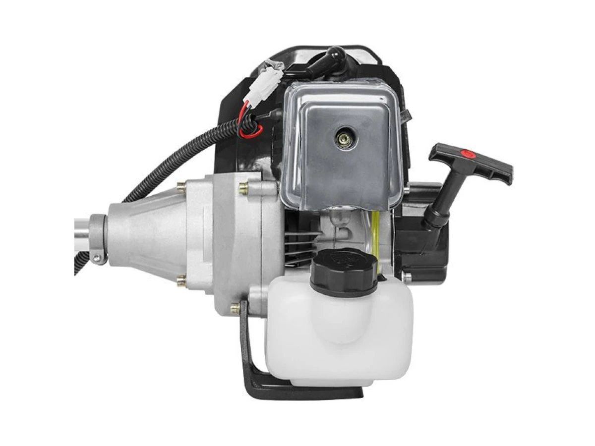 Мотокоса 1.85 кВт, 52 см³, катушка, 3-х лопастной нож, плечевой ремень( комплект из двух частей вал + двигатель) INTERTOOL DT-2232 