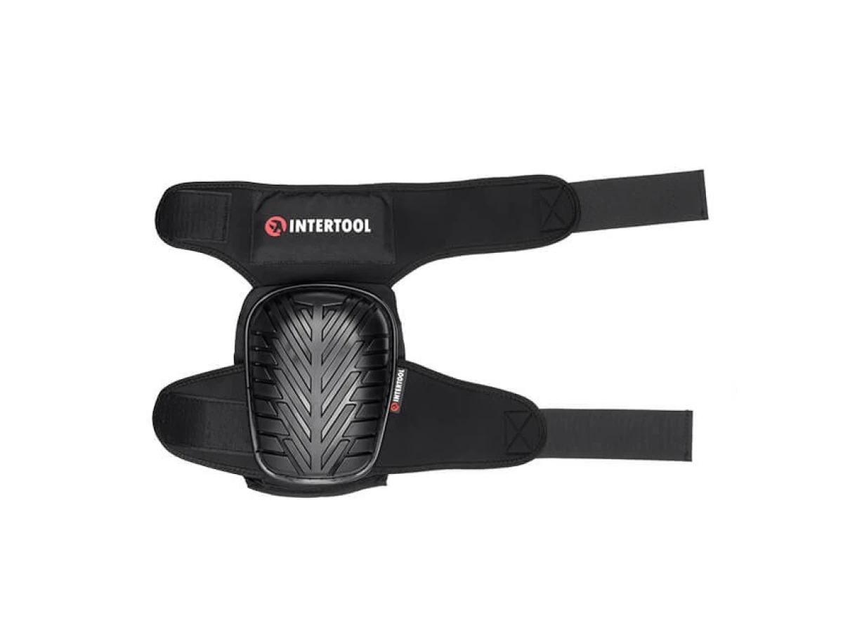 Наколенники защитные, противоскользящие накладки из ПВХ, ткань 600D, гелевые подушки, неопреновые ремни INTERTOOL SP-0056 