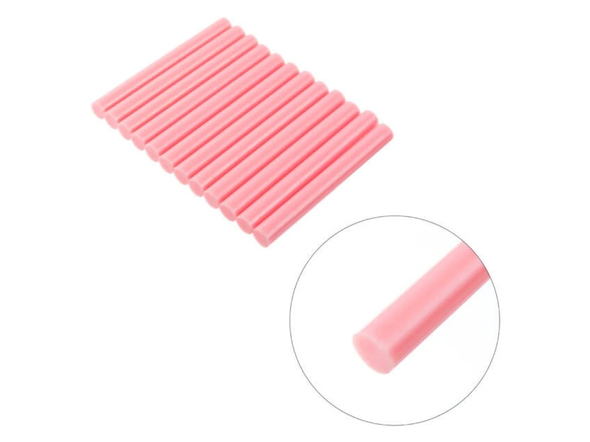 Комплект стрижнів клейових рожевих 11,2 мм * 100 мм, 12 шт. INTERTOOL RT-1045 