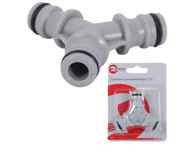 Трійник для конектора 1/2" INTERTOOL GE-1003 