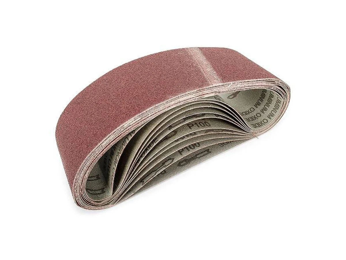 Стрічка шліфувальна 75 x 533мм, зерно 100 уп.10шт. INTERTOOL BT-0410 