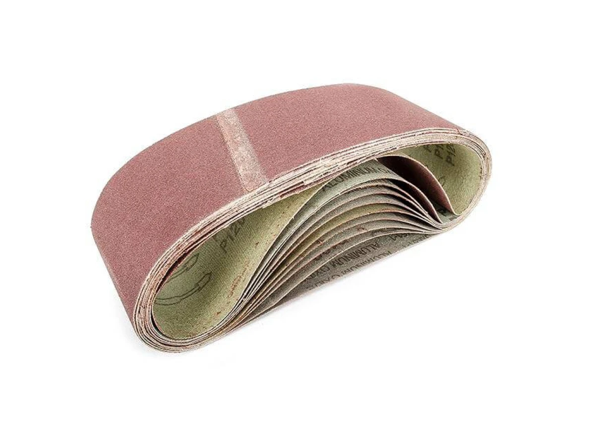 Стрічка шліфувальна 75 x 533мм, зерно 120 уп.10шт. INTERTOOL BT-0412 