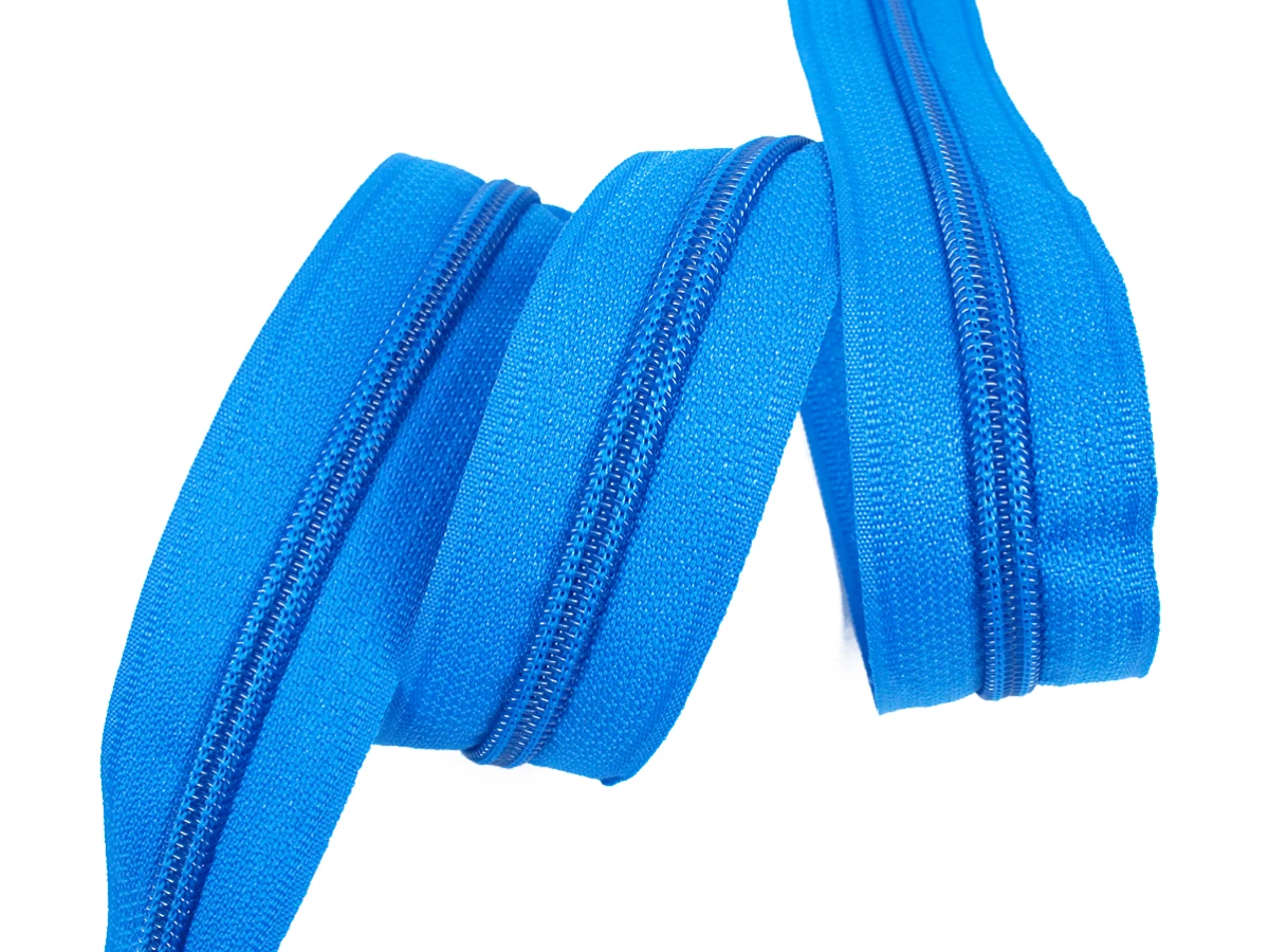 Блискавка рулонна №5 яскраво-блакитний 