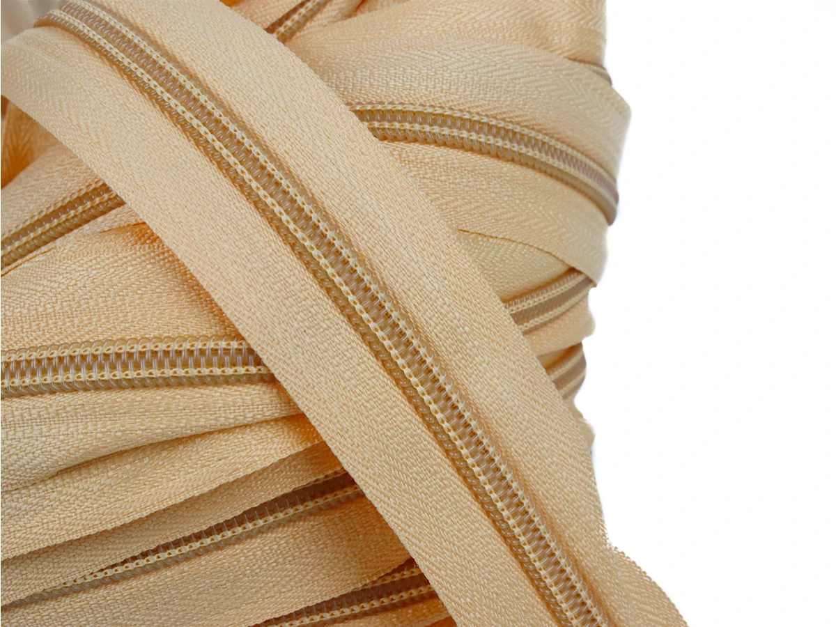 Молния рулонная №5 бледно-желтый 