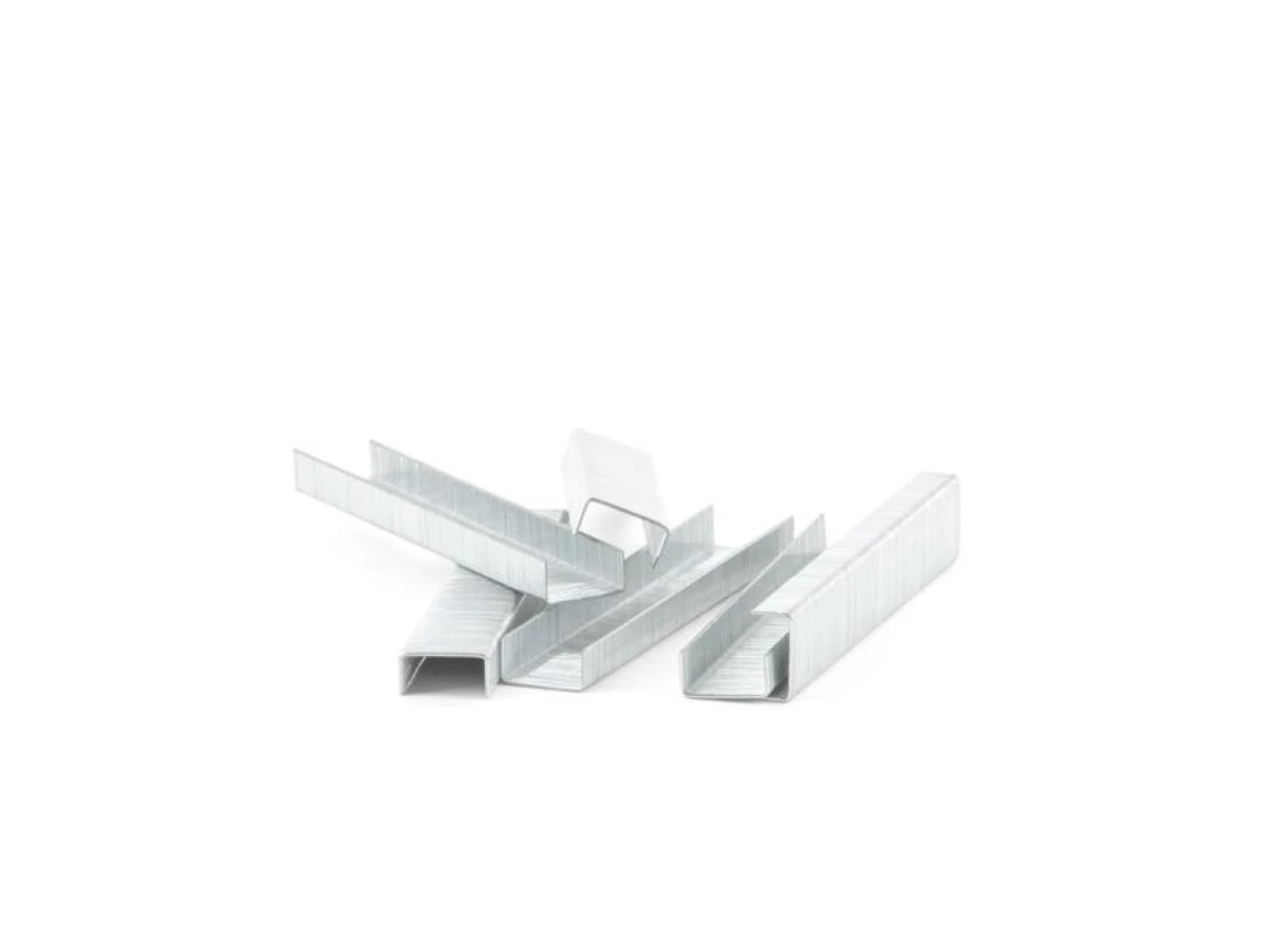 Скоба гартована 6 мм, уп. 1000 шт., ширина 11.3 мм, переріз 0.70 мм (під пістолет RT-0201) INTERTOOL RT-0126 