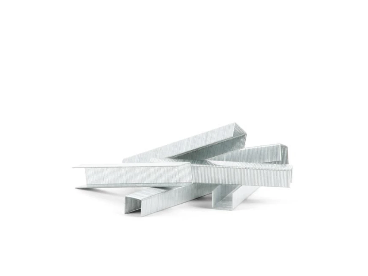 Скоба гартована 10 мм, уп. 1000 шт., ширина 11.3 мм, переріз 0.70 мм (під пістолет RT-0201) INTERTOOL RT-0130 