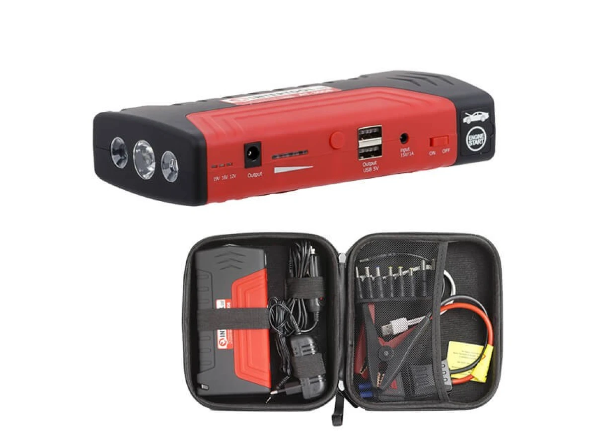 Пускозарядное устройство 12000 mАч INTERTOOL AT-3008 