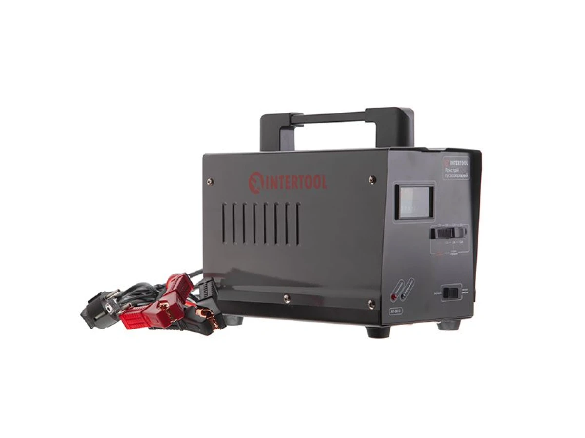 Пускозарядное устройство 6 В - 12 В, 220 В, 70 А INTERTOOL AT-3013 